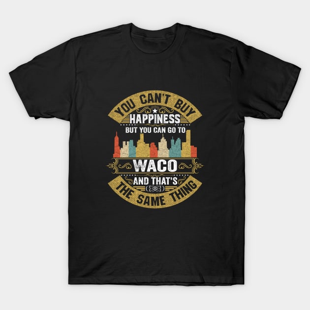 Waco City Texas State USA Flag Native American T-Shirt by BestSellerDesign